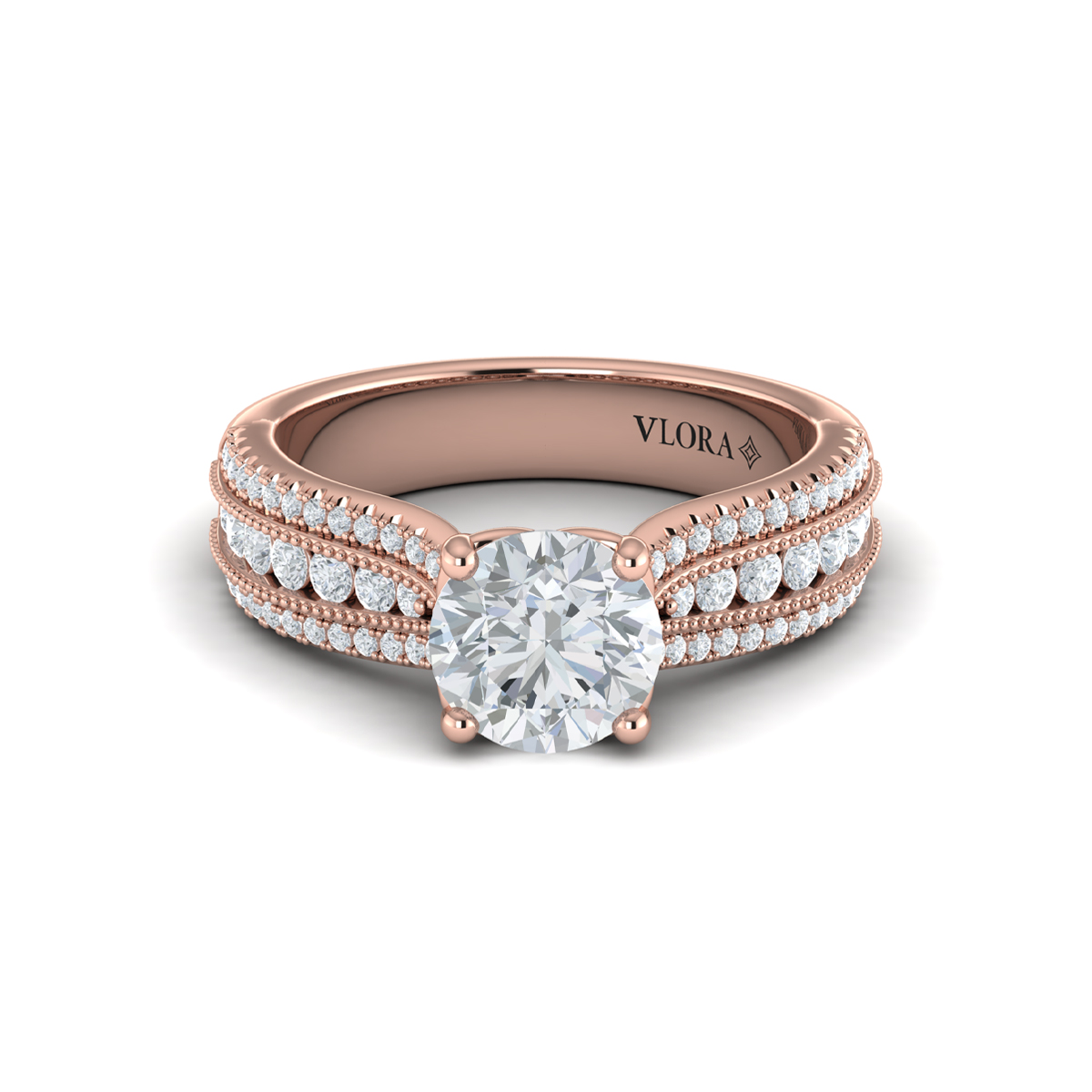 Vlora Classic, Modern Vintage Engagement Ring