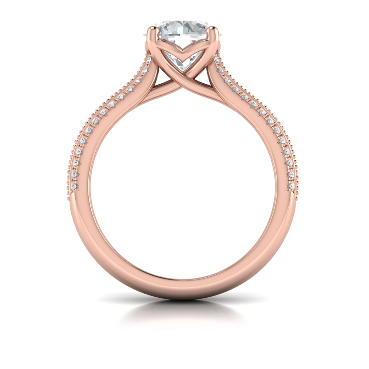 Vlora Classic, Modern Vintage Engagement Ring