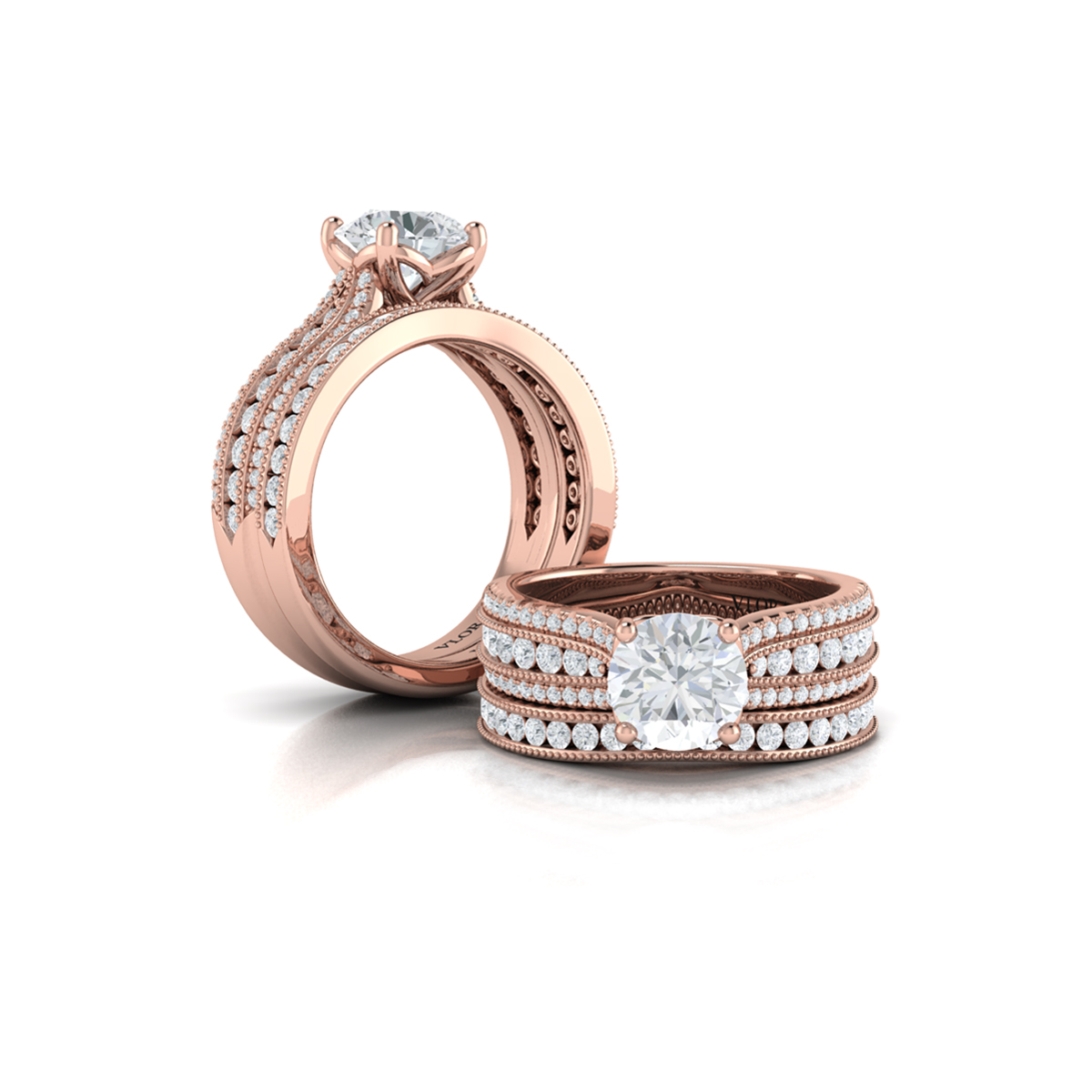 Vlora Classic, Modern Vintage Engagement Ring