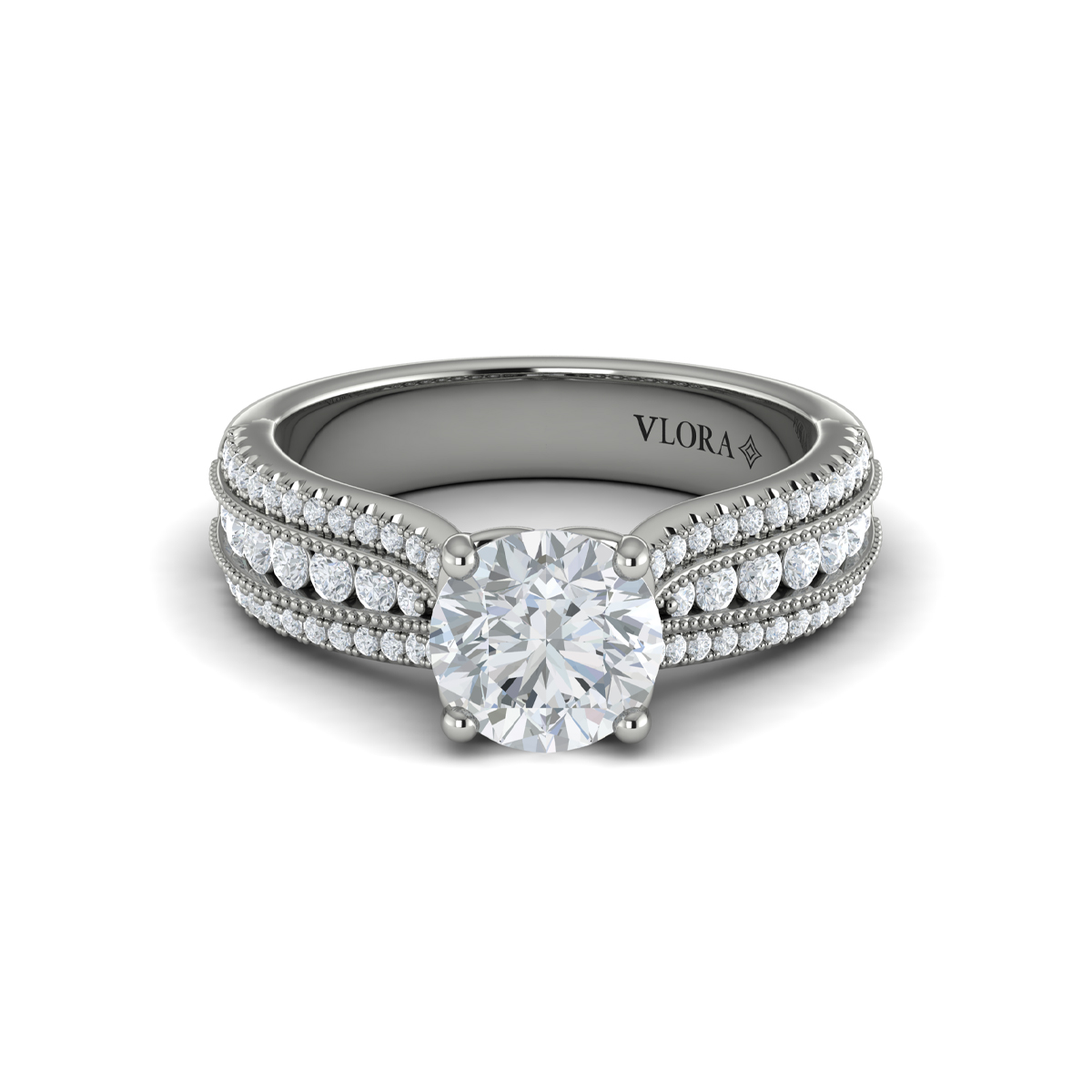 Vlora Classic, Modern Vintage Engagement Ring