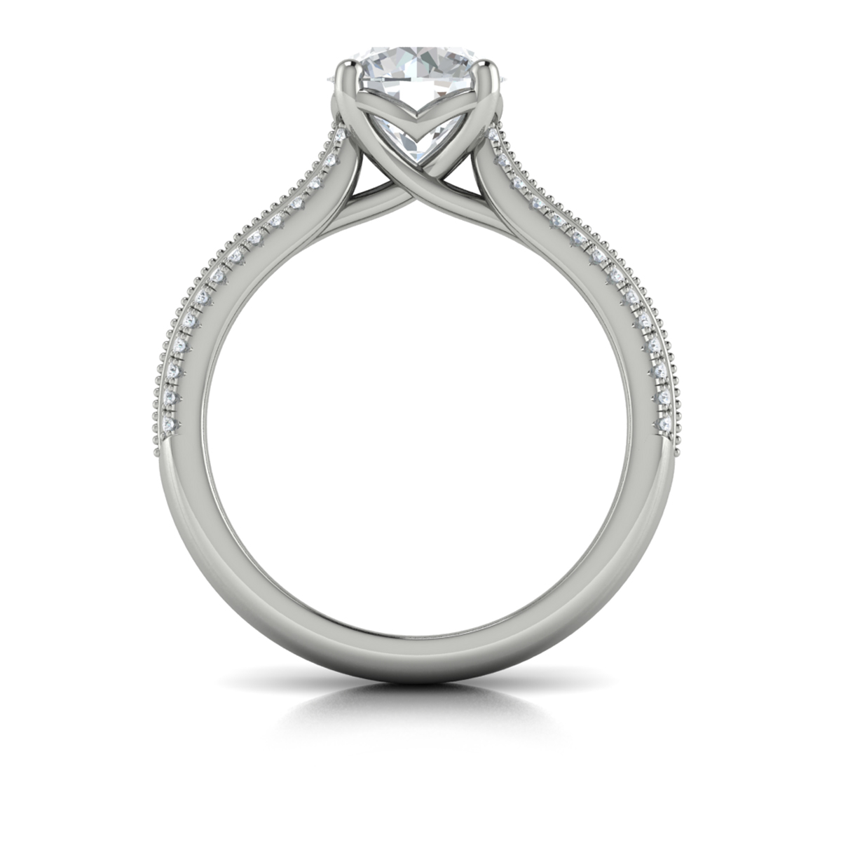 Vlora Classic, Modern Vintage Engagement Ring