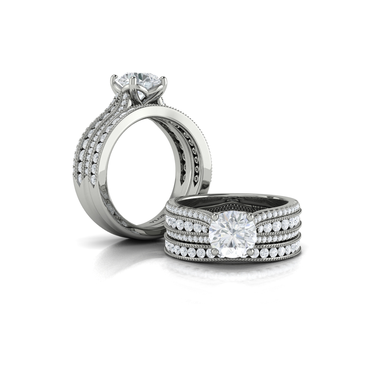 Vlora Classic, Modern Vintage Engagement Ring