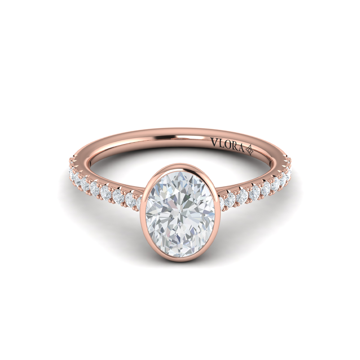 Vlora Classic, Bezel Engagement Ring