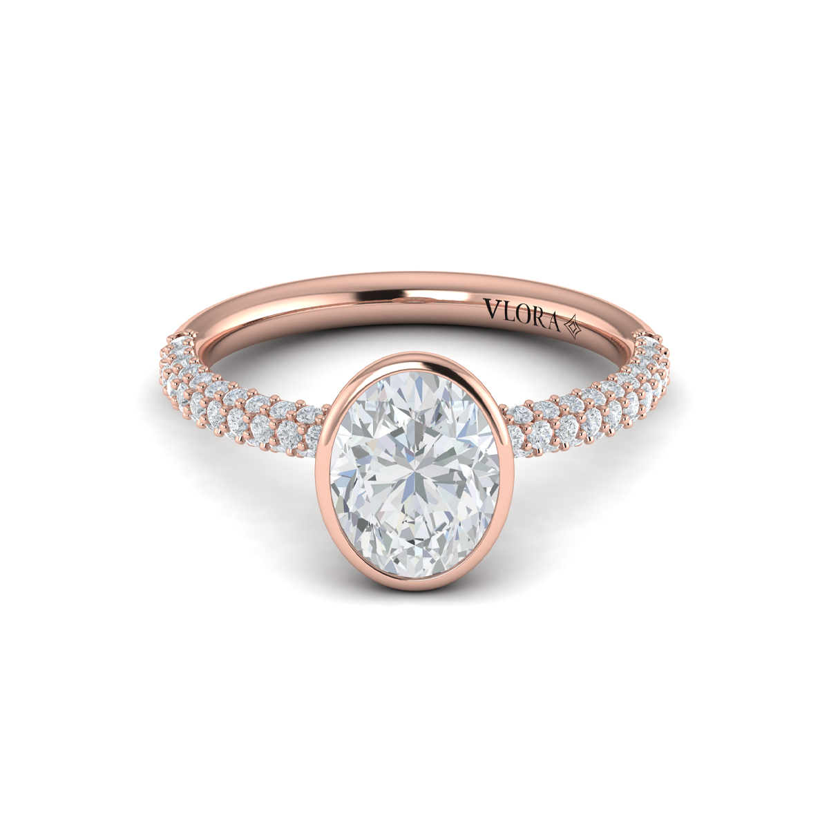 Vlora Classic, Bezel Engagement Ring