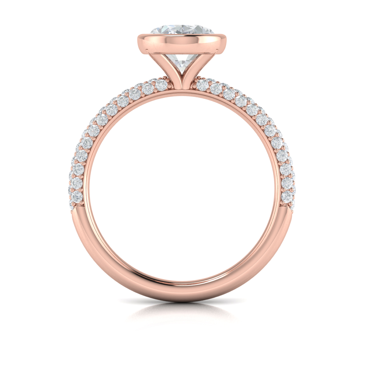 Vlora Classic, Bezel Engagement Ring