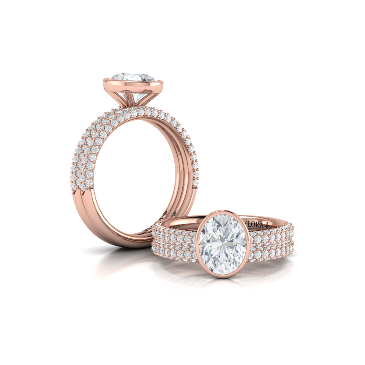 Vlora Classic, Bezel Engagement Ring
