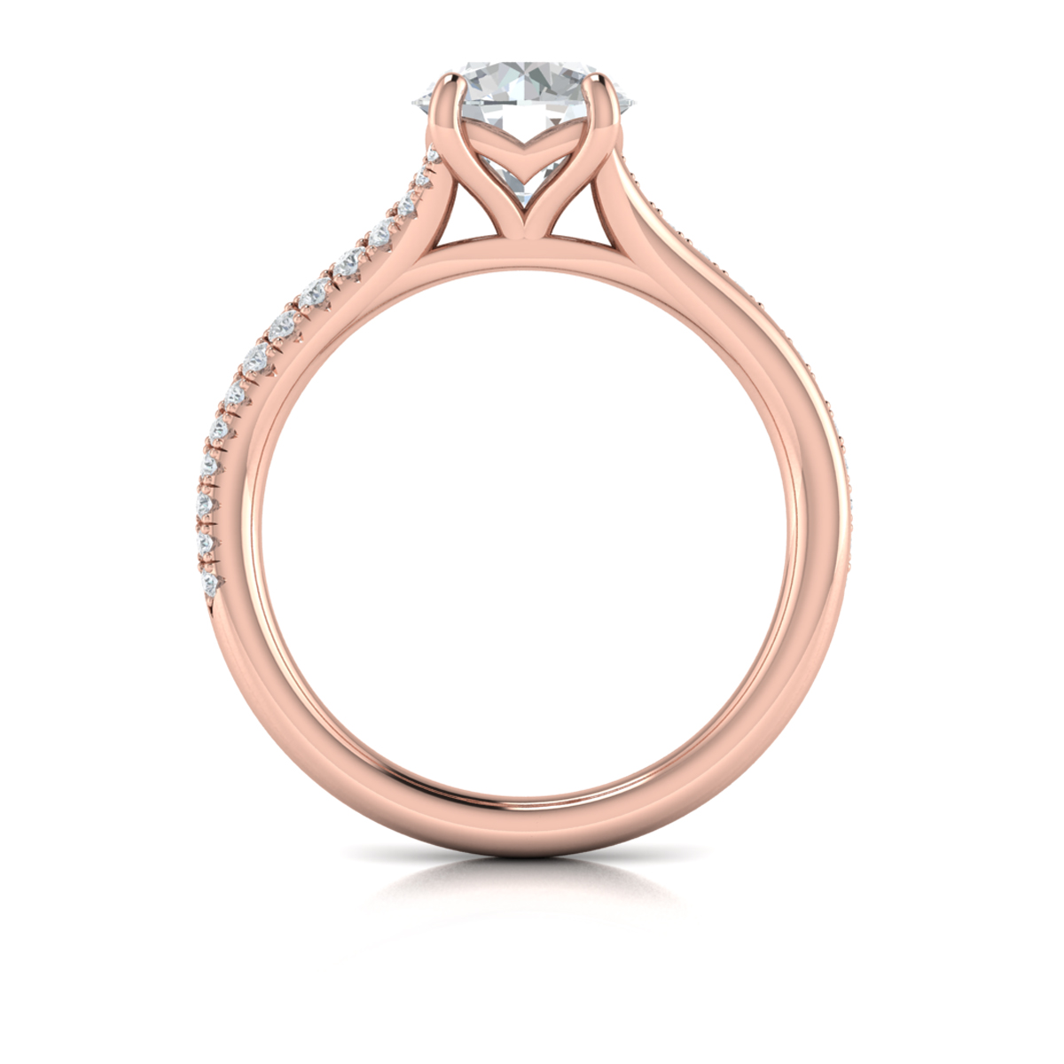 Vlora Classic, Split Shank Engagement Ring