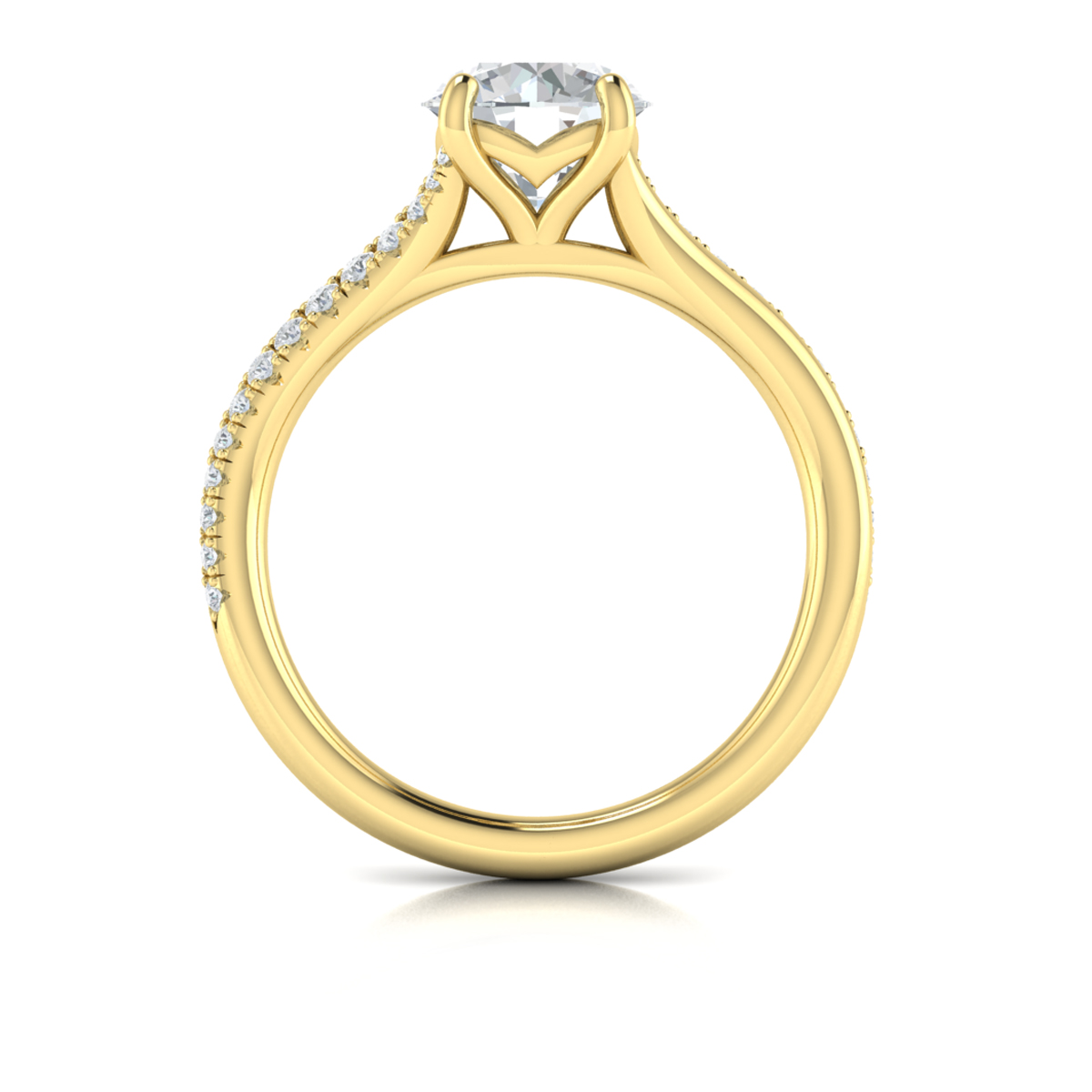 Reflection Engagement Ring