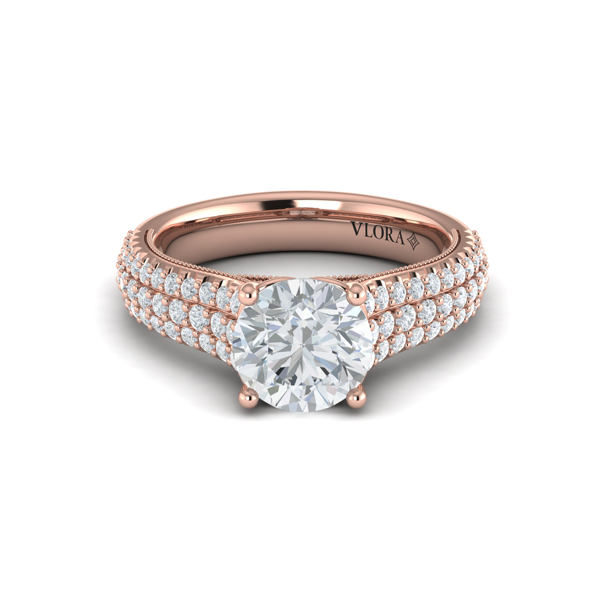 Vlora Classic, Modern Vintage Engagement Ring