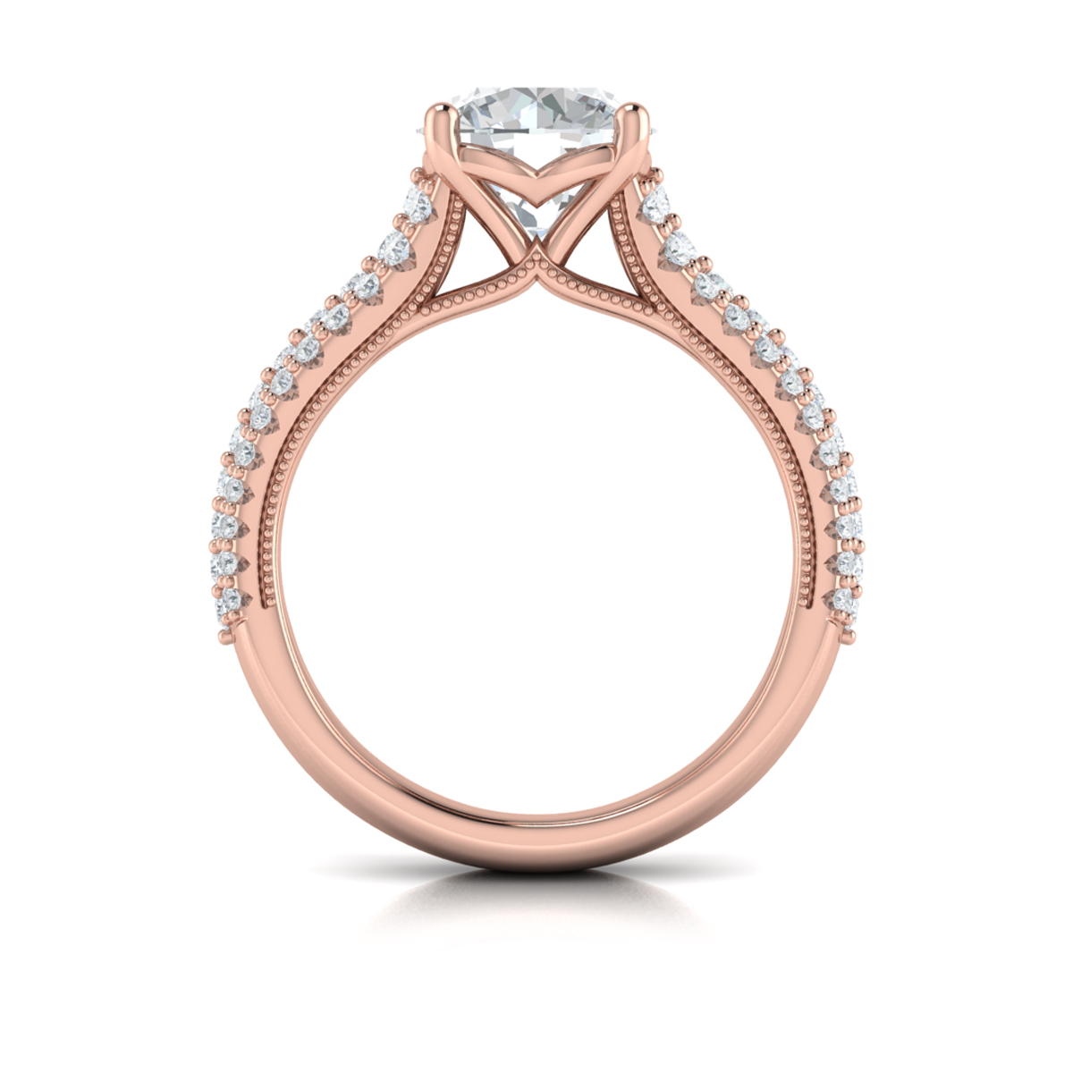 Vlora Classic, Modern Vintage Engagement Ring