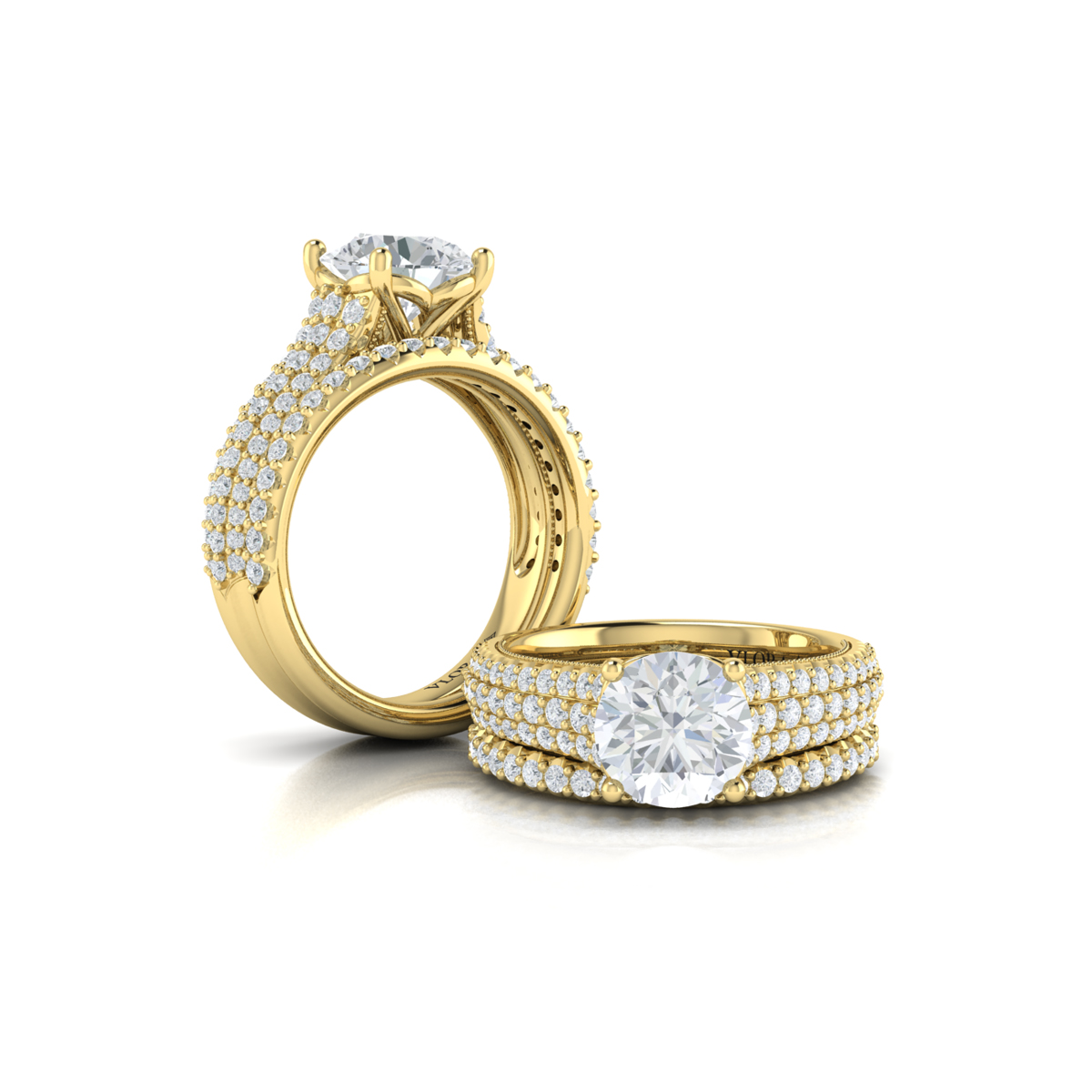 Ravishing Round Engagement Ring