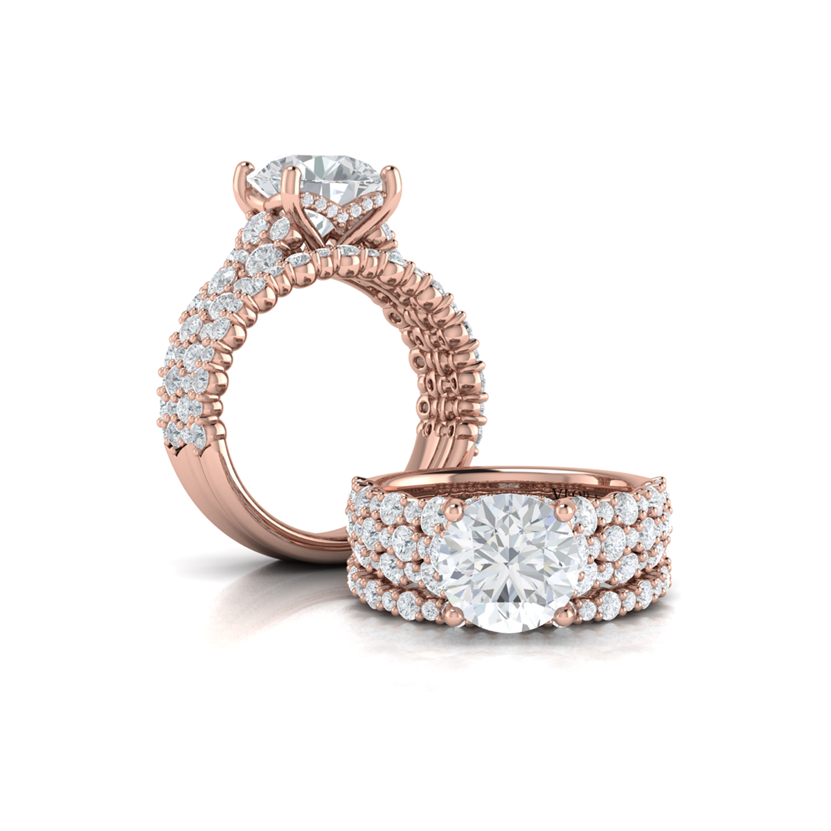 Mosaic Engagement Ring