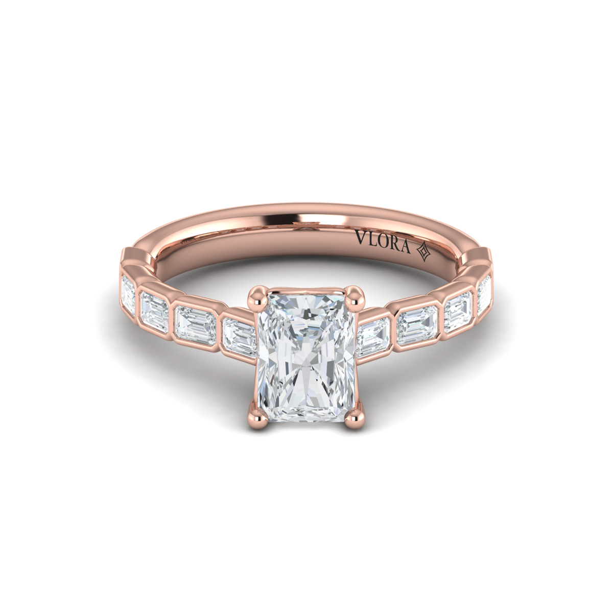Vlora Classic, Bezel Engagement Ring