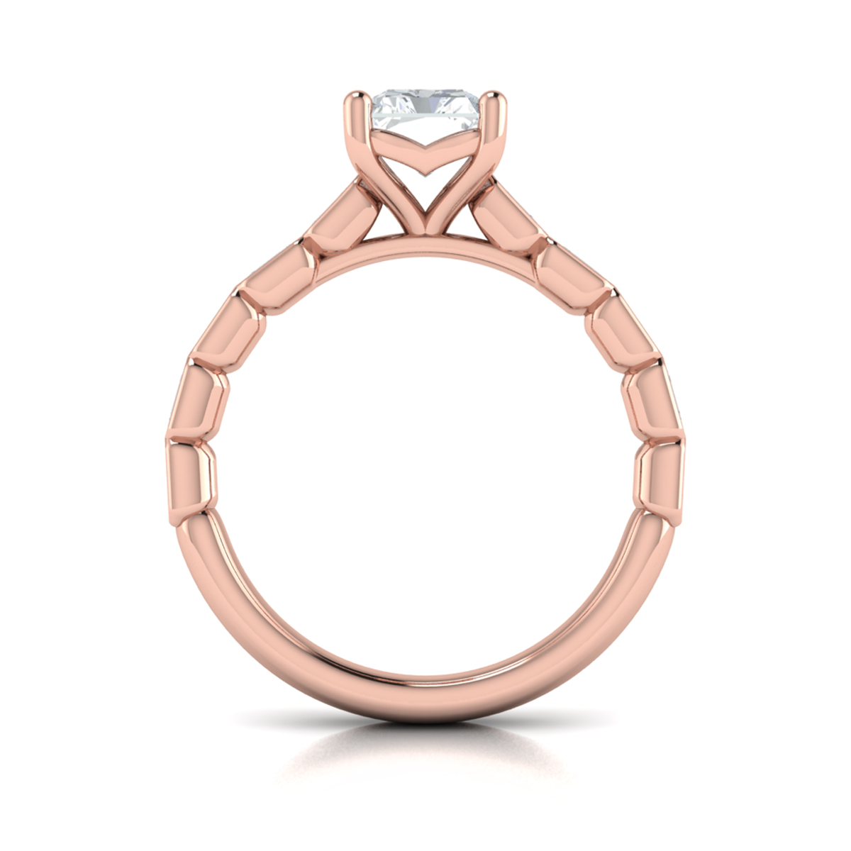 Vlora Classic, Bezel Engagement Ring