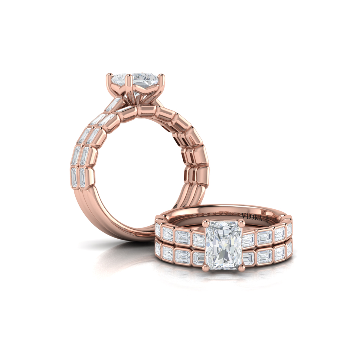 Vlora Classic, Bezel Engagement Ring