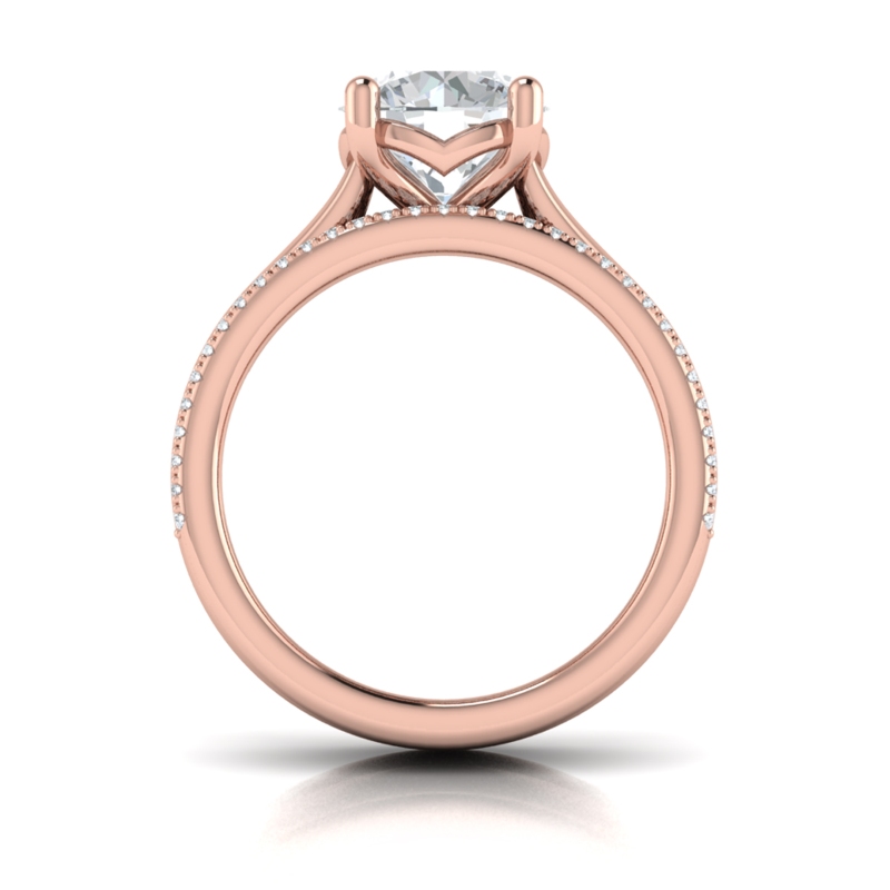Triple Band Engagement Ring