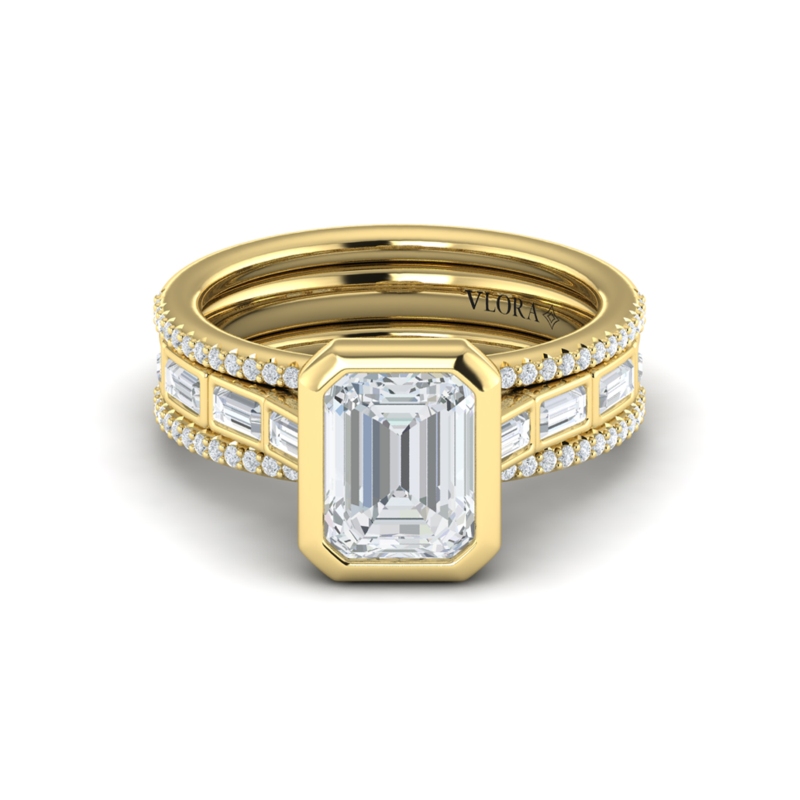 Modern Cathedral Engagement Ring