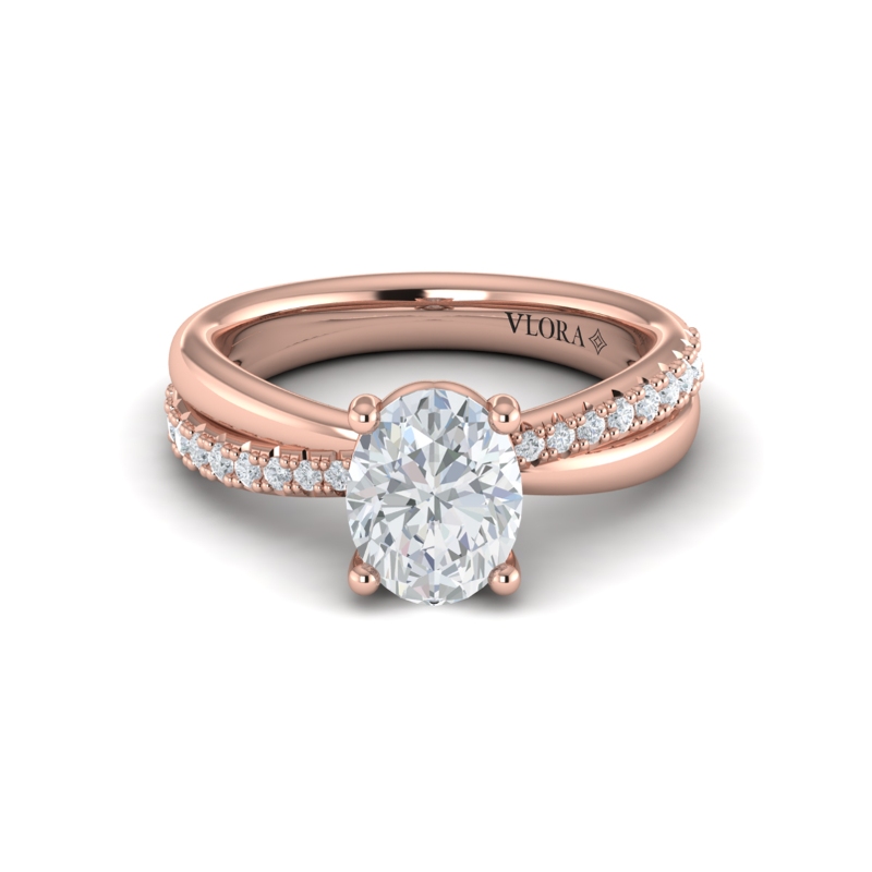 Destiny Oval Engagement Ring