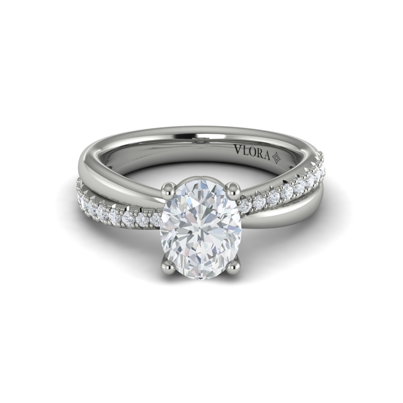Destiny Oval Engagement Ring