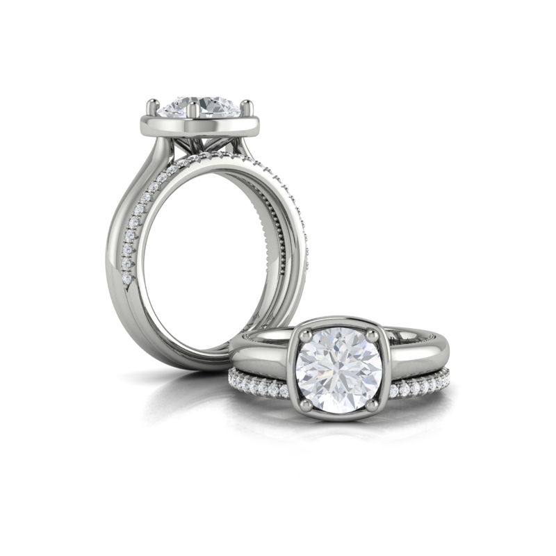 Frame Engagement Ring