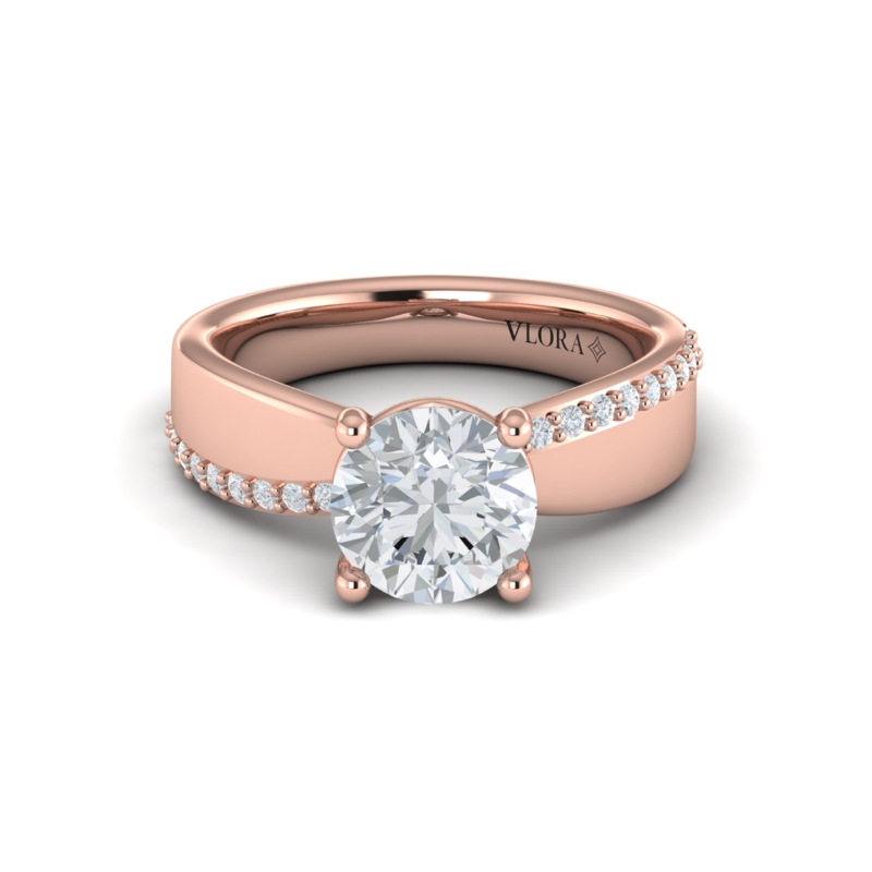 Arc Engagement Ring