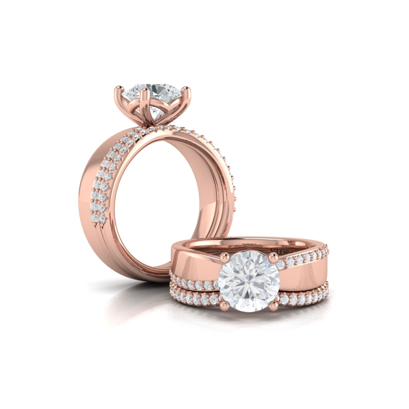 Arc Engagement Ring