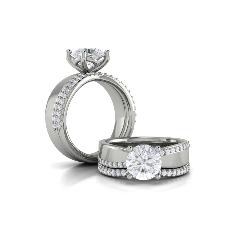 Arc Engagement Ring