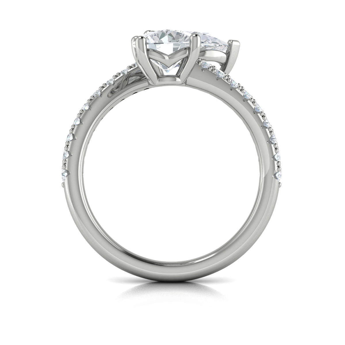 Vlora Two Stone Engagement Ring