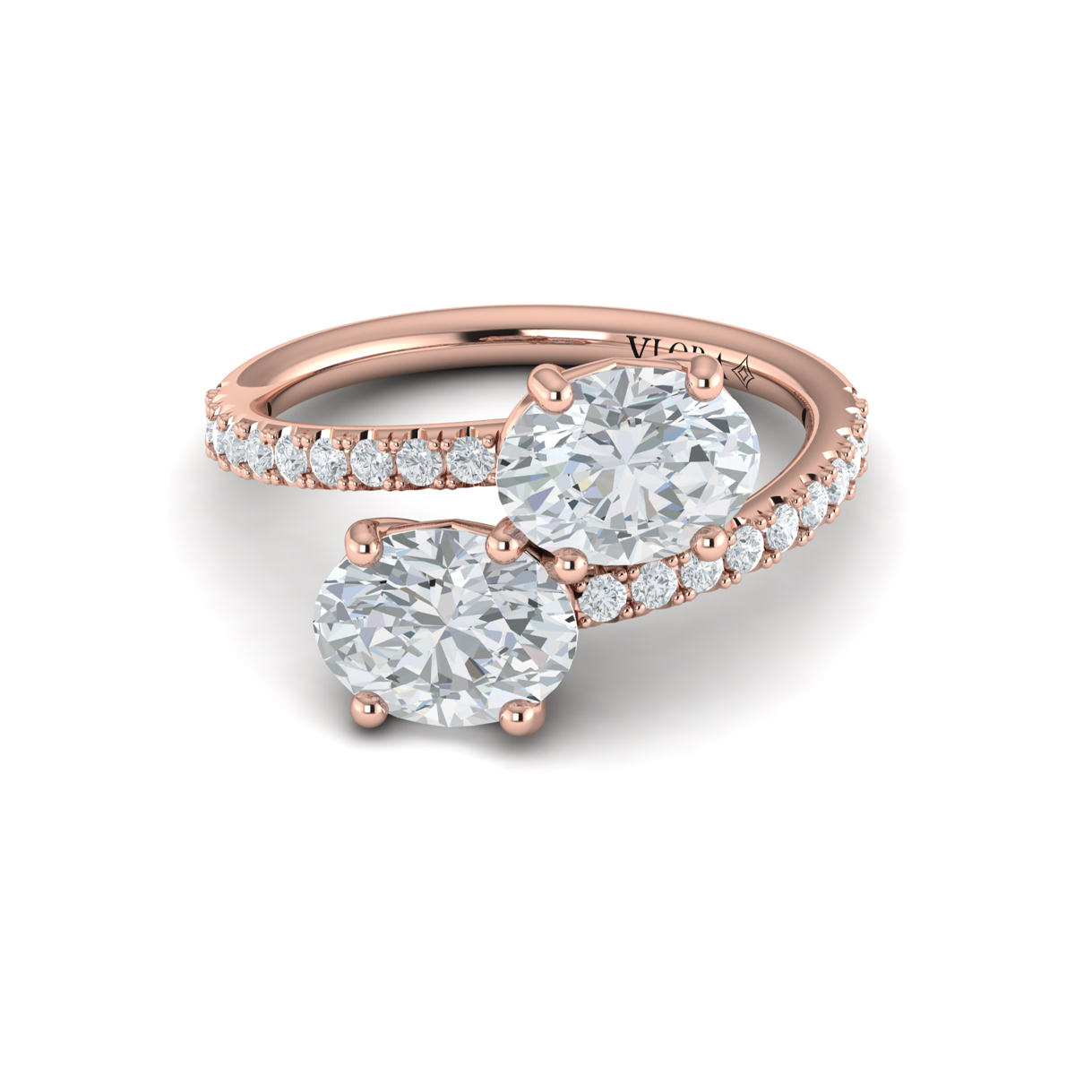Vlora Two Stone Engagement Ring