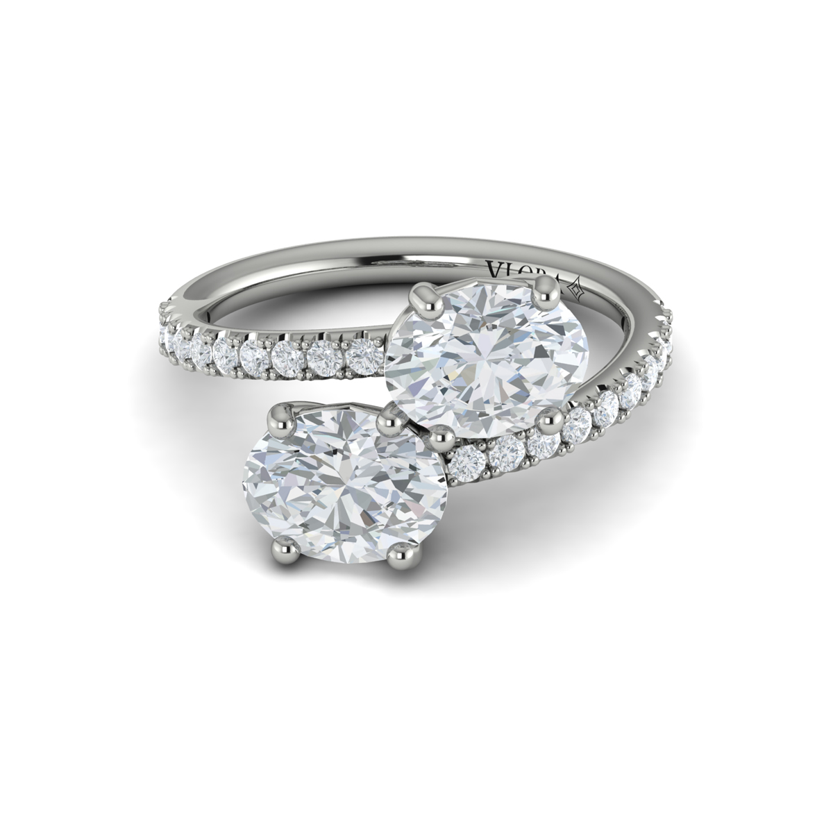 Vlora Two Stone Engagement Ring