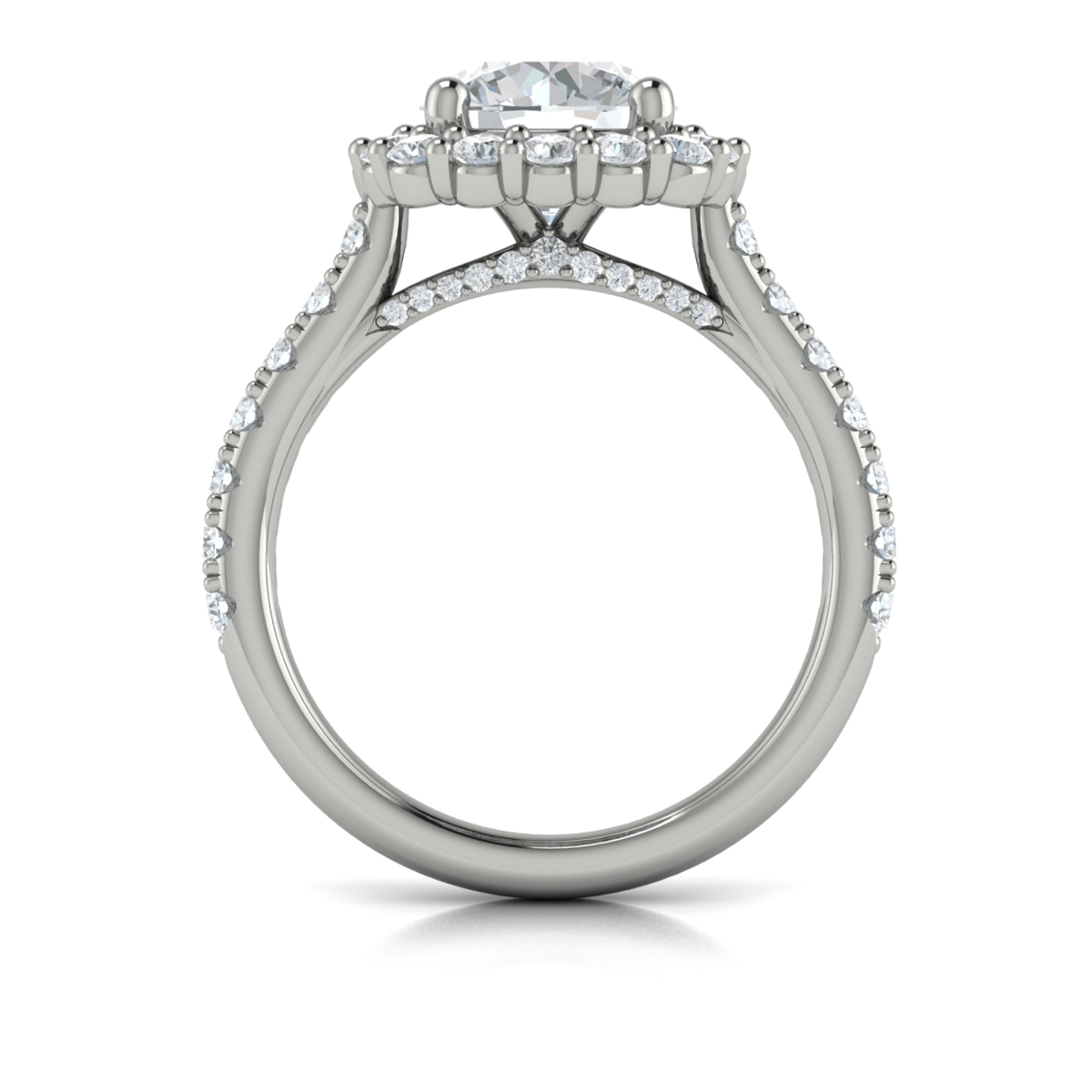 Vlora Halo Engagement Ring