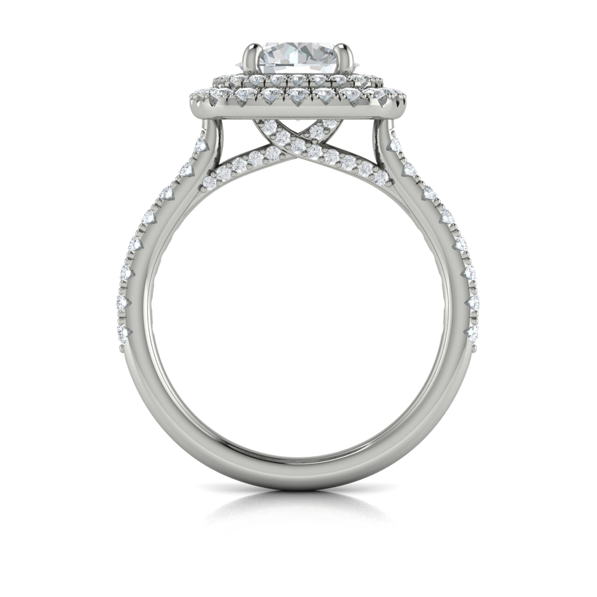 Vlora Halo Engagement Ring