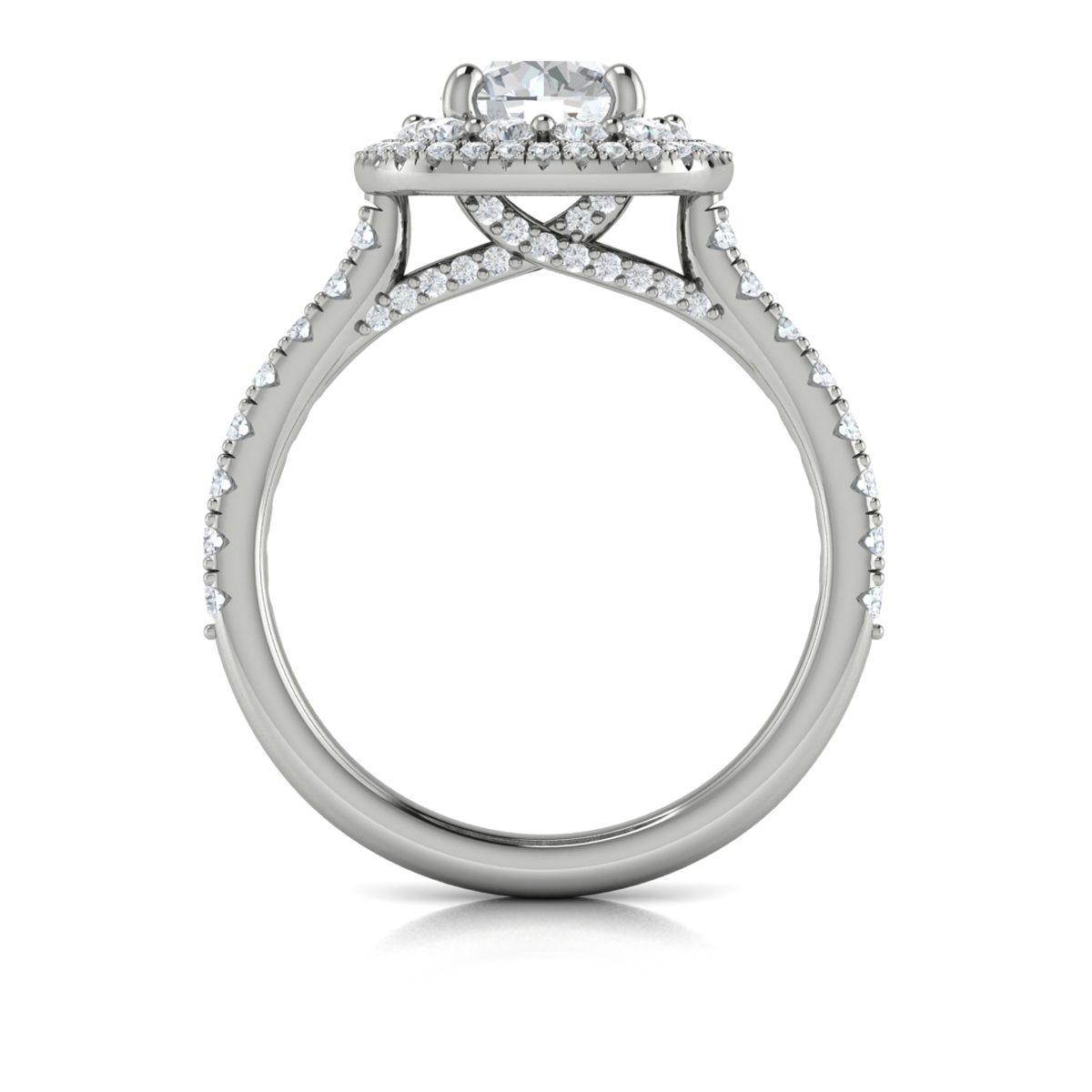 Vlora Halo Engagement Ring
