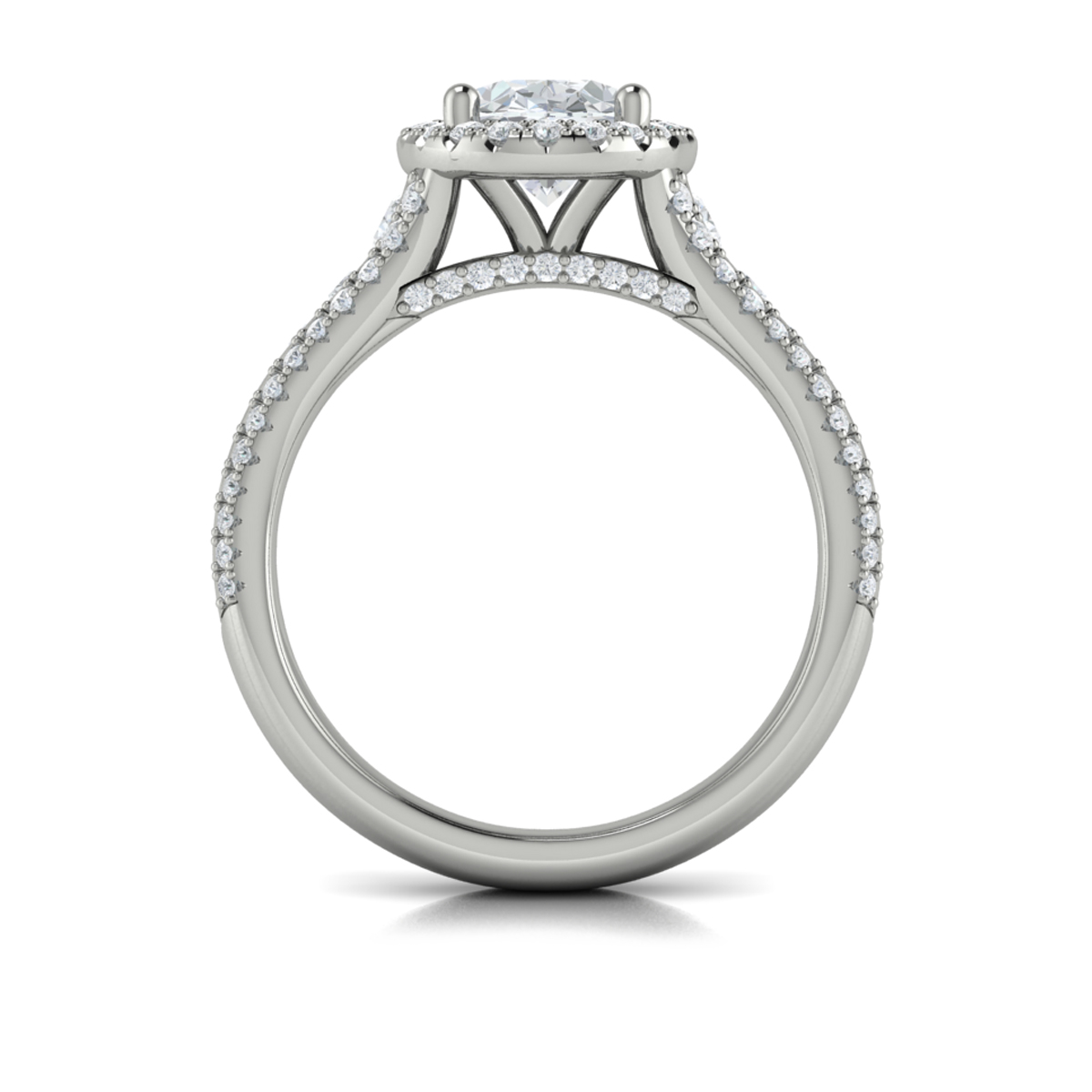 Vlora Halo Engagement Ring