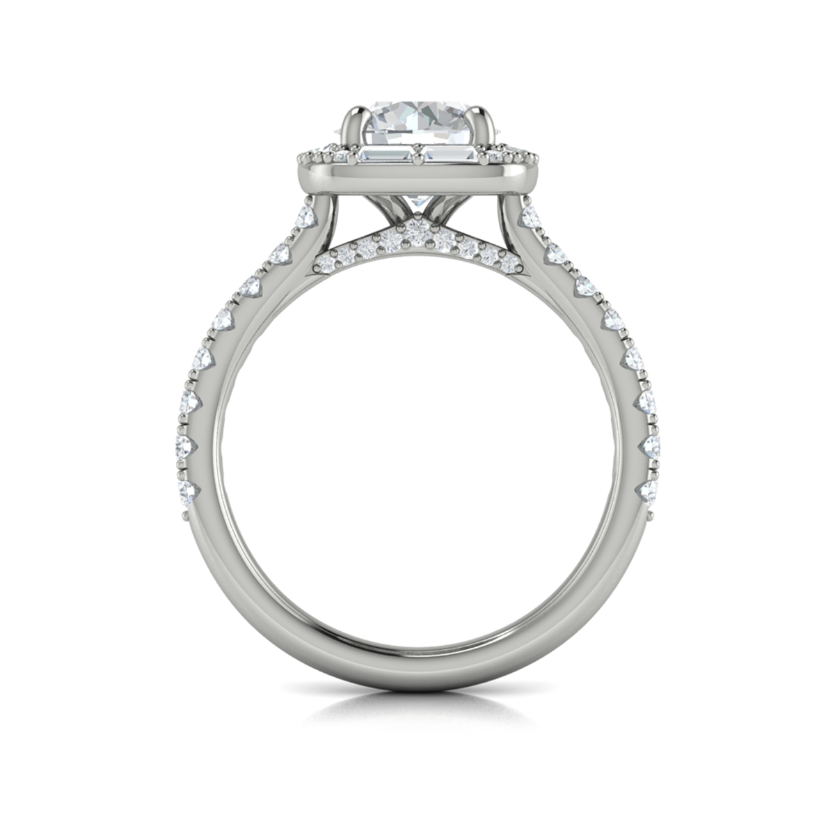 Vlora Halo Engagement Ring