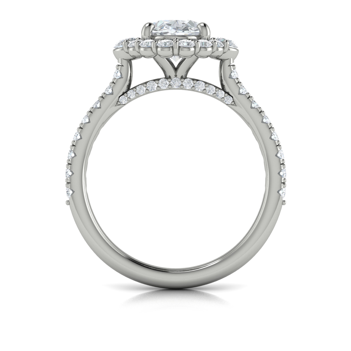 Vlora Halo Engagement Ring