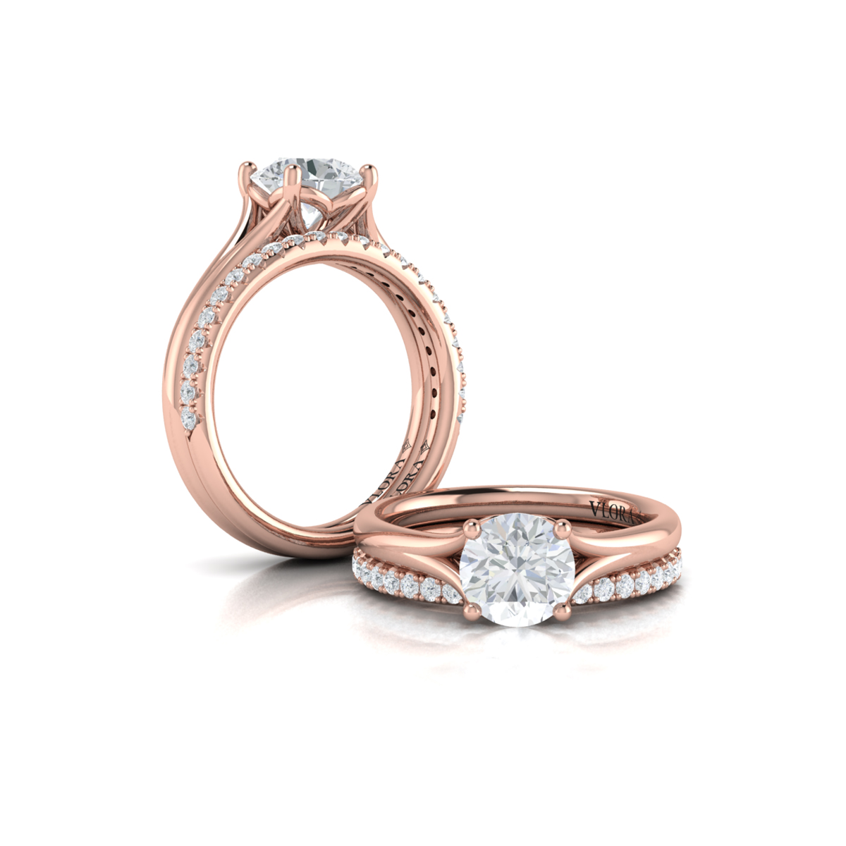 Vlora Classic, Split Shank Engagement Ring