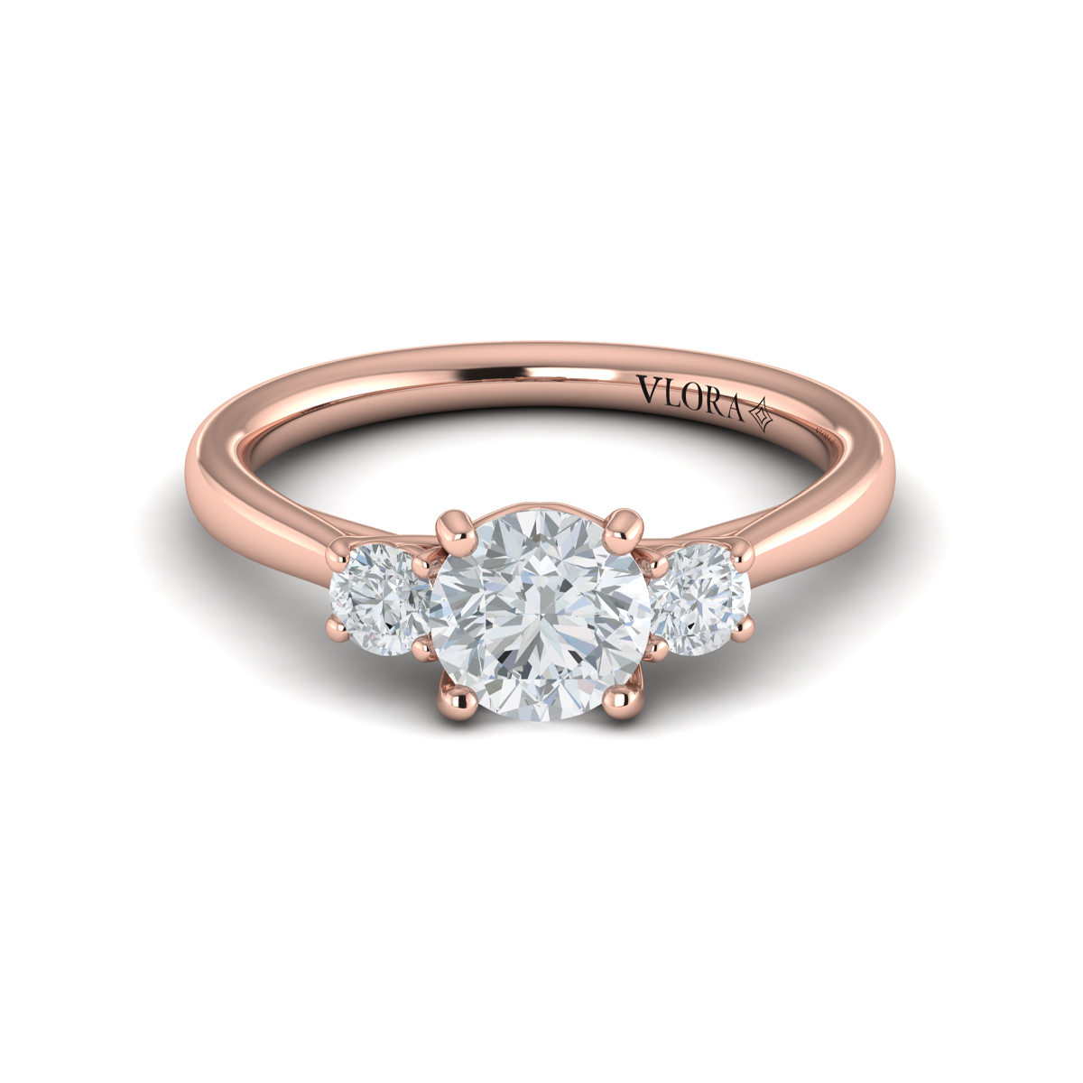 Timeless Trio Three Stone Engagement Ring