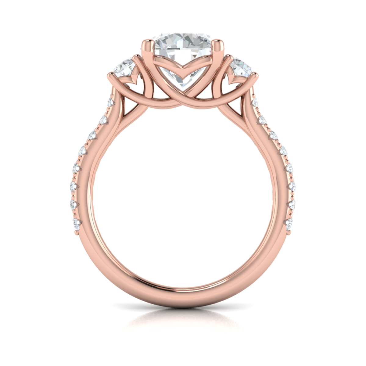 Vlora Classic, Three Stone Engagement Ring