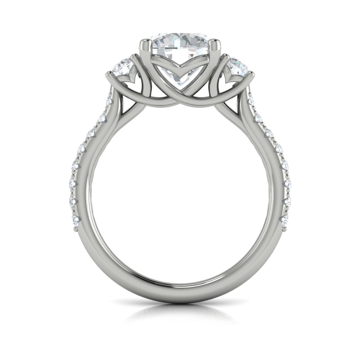 Vlora Classic, Three Stone Engagement Ring