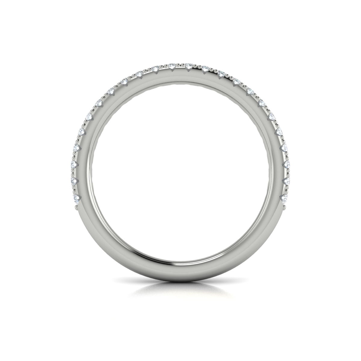 Matching Band for Tapestry Oval Trilogy Engagement Ring