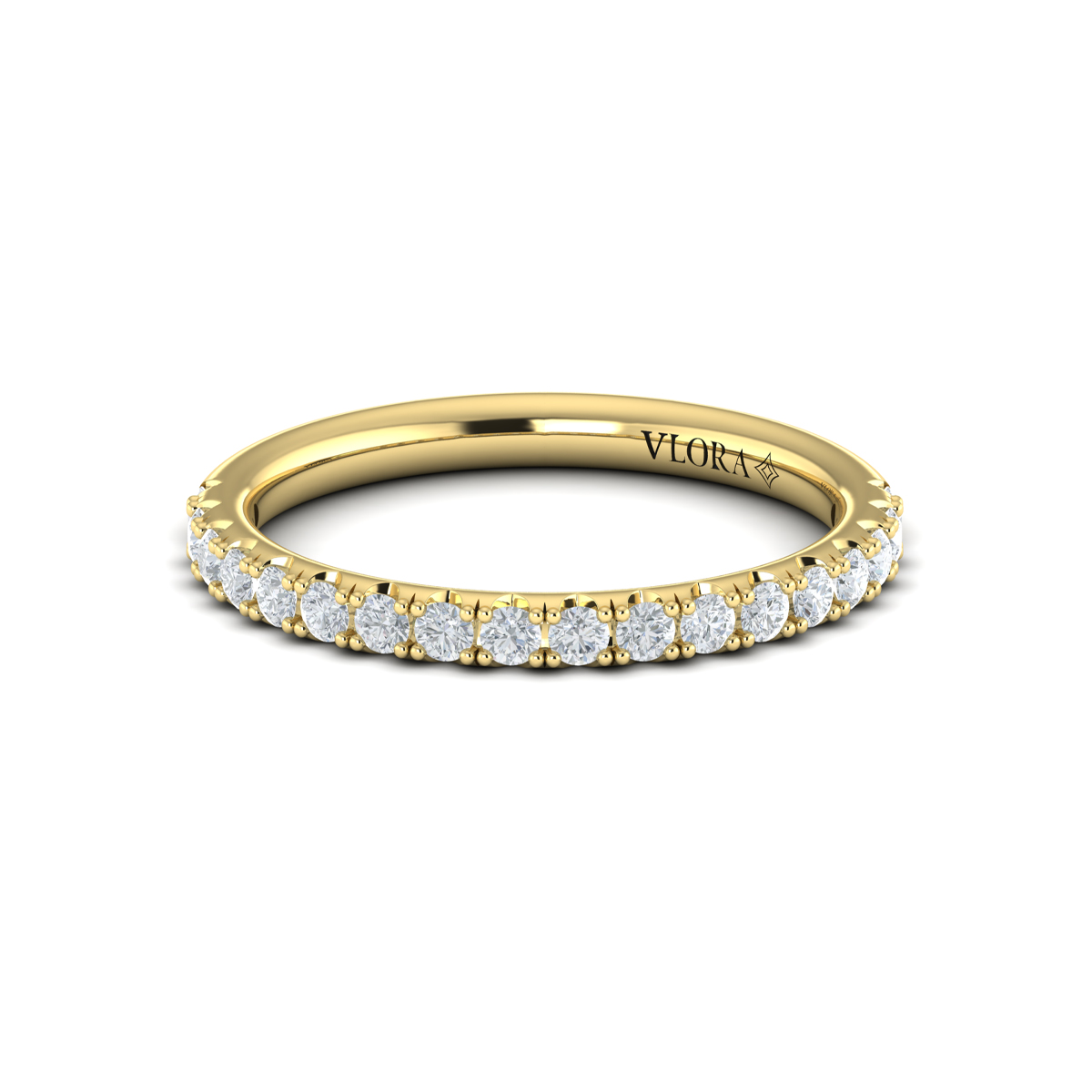 Matching Band for Harmony Trio Halo Engagement Ring