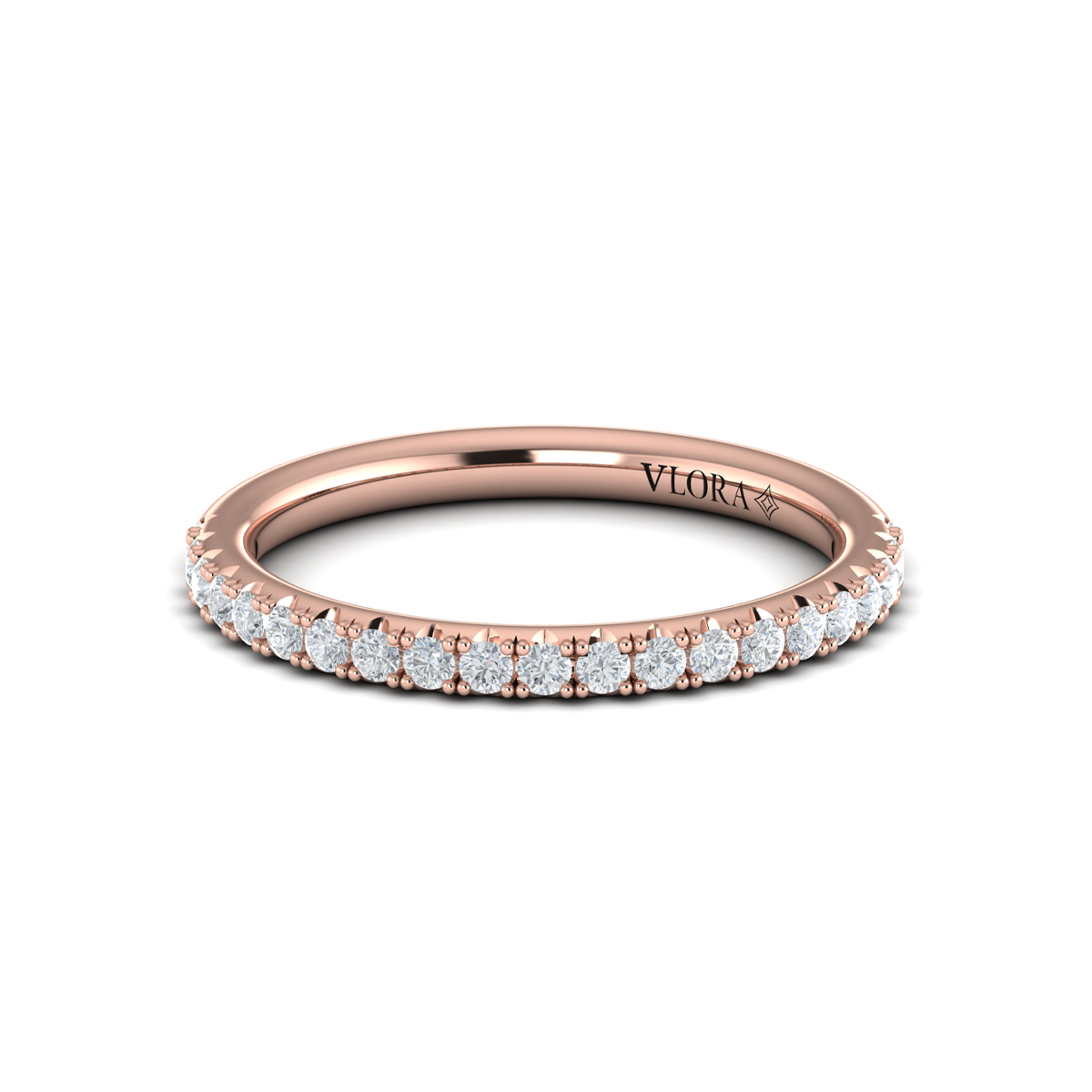 Matching Band for Triple Halo Oval Engagement Ring