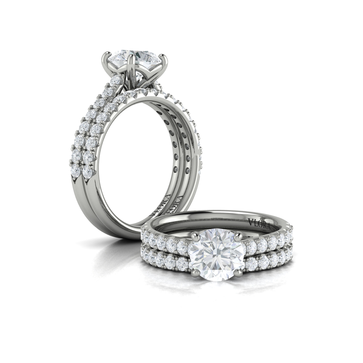 Matching Band for Classic Cathedral Engagement Ring