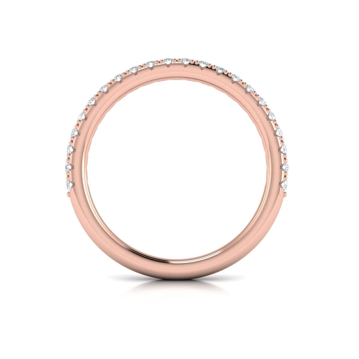 Matching Band for Timeless Euro Halo Round Engagement Ring