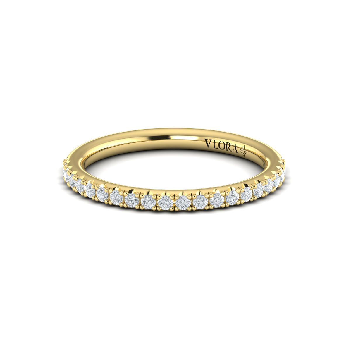 Matching Band for Timeless Halo Emerald Cut Engagement Ring