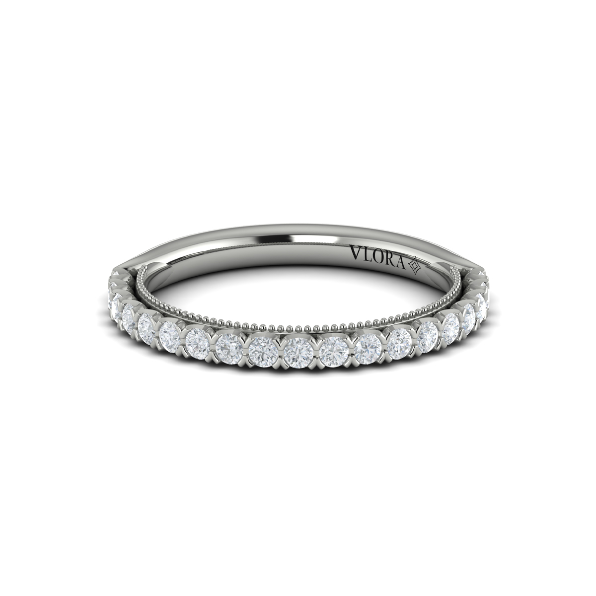 Matching Band for Timeless Pear Halo Engagement Ring