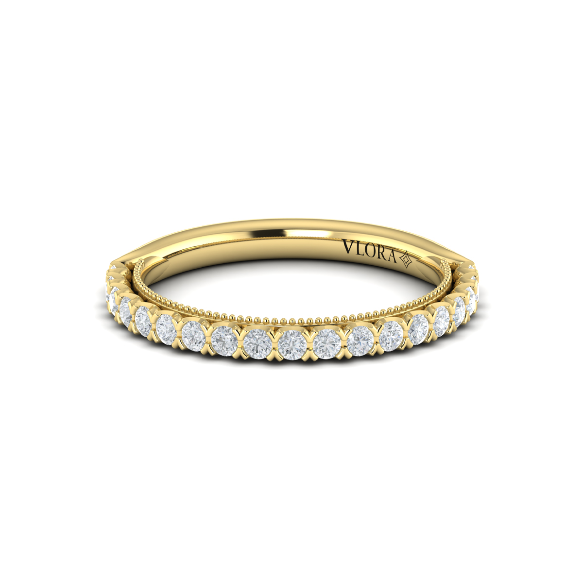 Matching Band for Timeless Pear Halo Engagement Ring