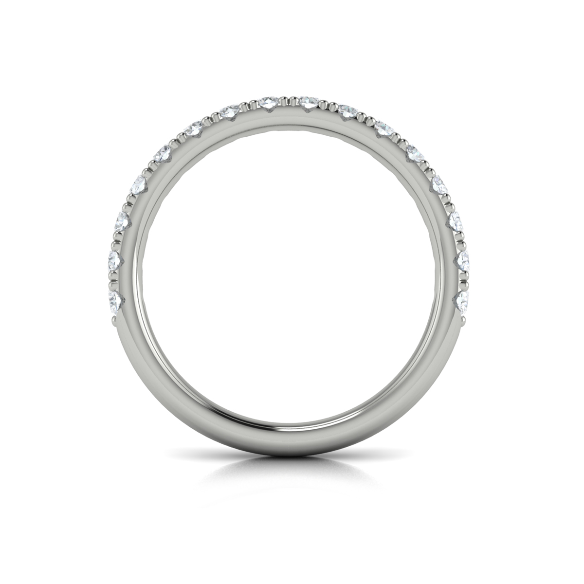 Matching Band for Bloom Halo Round Engagement Ring