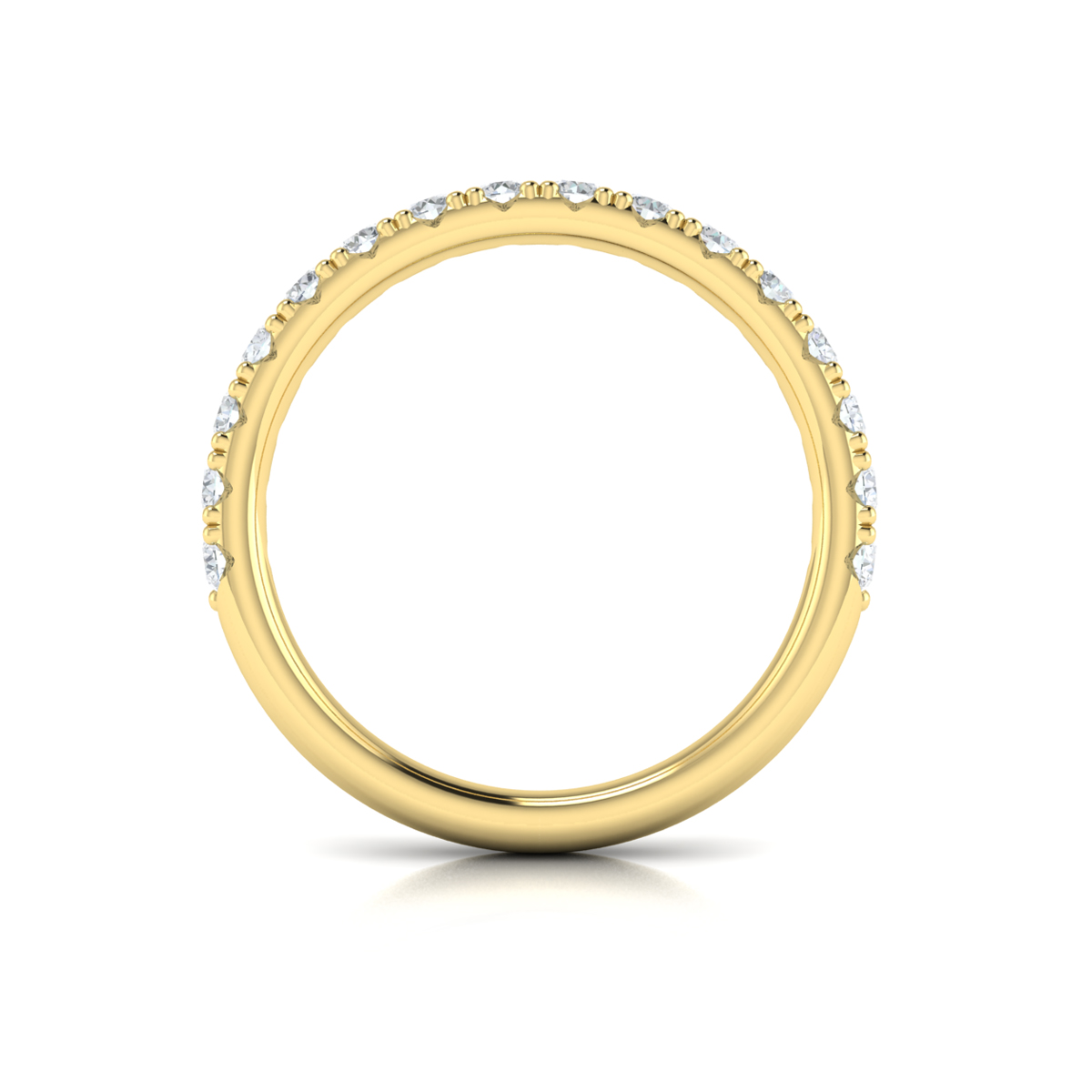 Matching Band for Bloom Halo Round Engagement Ring